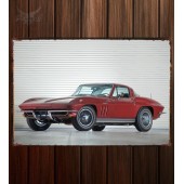 Металлическая табличка Corvette Sting Ray 327 L84 